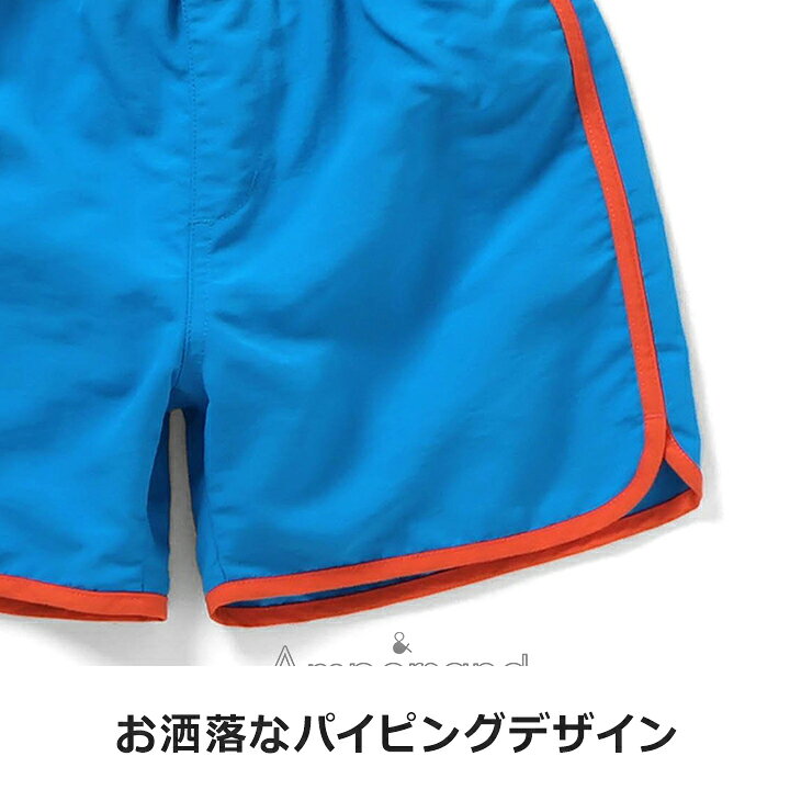 水着 男の子 サーフパンツ アンパサンド ベビー キッズ ジュニア 男の子 90cm 100c...