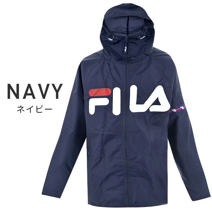 レインパーカー 自転車 レディース メンズ フィラ FILA レインウエア レインスーツ 通勤 通学 雨 梅雨 台風 雨具 カッパ 合羽 雨合羽 大人 おしゃれ ポリエステル グレー ネイビー レッド 3