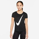 ナイキ半袖 Tシャツ 女の子 キッズ ジュニア 130cm 140cm 150cm 160cm nike トップス スポーツウェア トレーニングウェア おしゃれ 春夏 女児 ガールズ 子供服 黒T ブラック バイオレット ドライフィット Dri-FIT