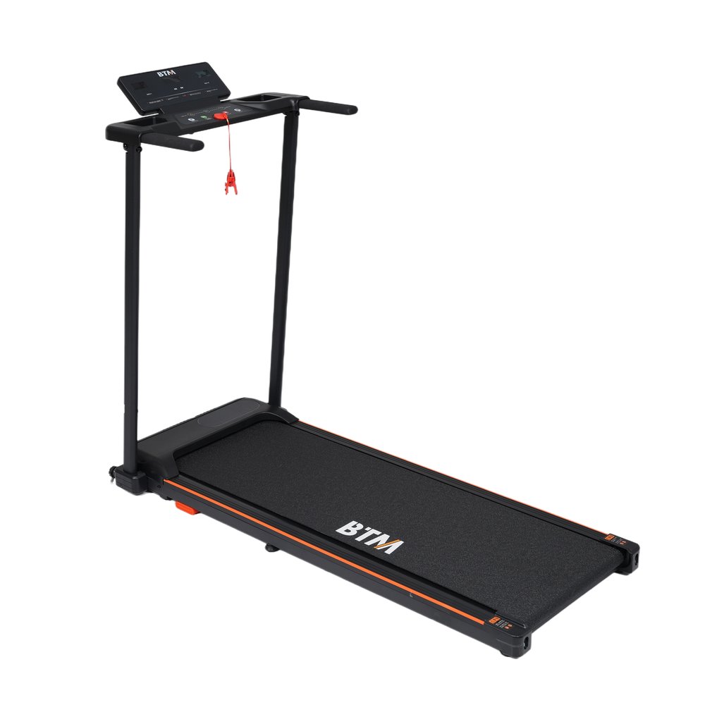 跑步機 - 電動ランニングマシン ルームランナー 低床設計 MAX10km h パネル付き 薄型 シンプル オシャレ ダイエット器具 有酸素運動 静音 家庭用 エクササイズ 健康器具 傾斜角度調整