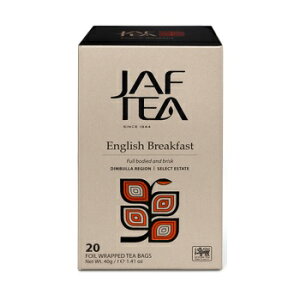 【定形外郵便　送料込み】イングリシュブレックファスト20P ティーバッグ JAF TEA 高級 紅茶 ブレンド 代引時間指定不可