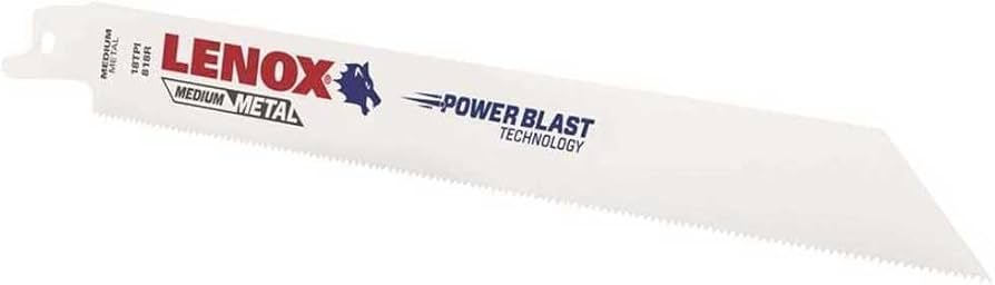 レノックス (セーバーソーブレード5枚入) 818R 20578818R LENOX 山数18 長さ200mm 厚み0.9mm 工具 カッ..