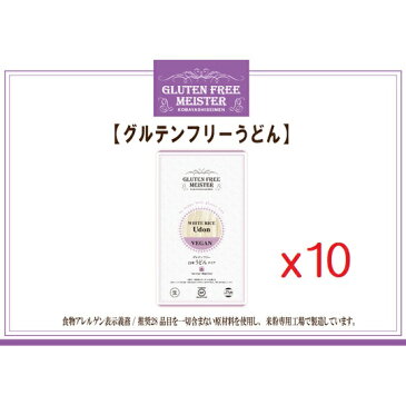 【全国送料無料】お米のうどん120g×10パックセット 生めん　グルテンフリー 小林生麺 おためし　アレルギー対応食品 自然食【10P02jun13】