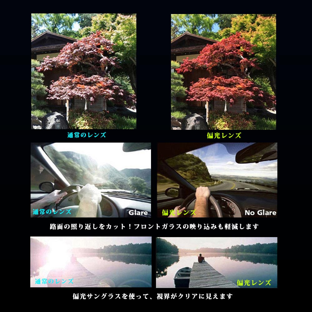 偏光レンズスポーツサングラスフルセット専用交換レンズ5枚超軽量UV400紫外線カット度付きユニセックススポーツサングラス自転車釣り野球テニスゴルフ7カラー送料無料