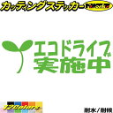 おもしろ ドラレコ ステッカー エコドライブ実施中 1-1カッティングステッカー 全12色 車 あおり運転 煽り運転 対策 防止 迷惑 法定 速度 遵守 おしゃ...