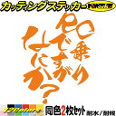 バイク ステッカー RC 乗りですがなにか? (2枚1セット)カッティングステッカー 全12色 スーパーモト RC125 RC250 RC390 RC1190 ...