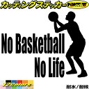バスケットボール ステッカー No Basketball N
