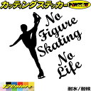 フィギュア ステッカー No Figure Skating No Life ( フィギュア スケート ...