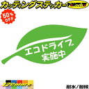 【 楽天スーパーSALE 50%OFF 】 ドラレコ おもしろ ステッカー エコドライブ実施中 1-8カッティングステッカー 全12色 車 あおり運転 煽り運転 対策 防止 おしゃれ かわいい 面白 ボックス ガラス 迷惑 法定 速度 遵守 デカール 防水 耐水 自動車 目印 転写 シール