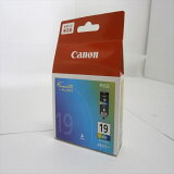 Canon キヤノン BCI-19 Color　1510B001インクタンク 純正品　●1028 【わけ有り】箱汚れ／ダメージ／　取付期限：2021.01お陰様で売り切れました。