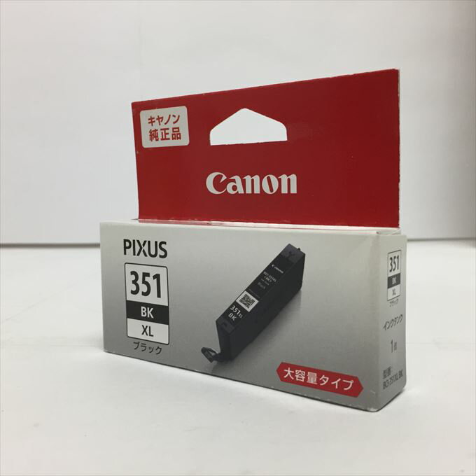 BCI-351XL BK キヤノン Canon6438B001●2469 ブラック[大容量] 純正品【わけ有り】取付期限：2019.10