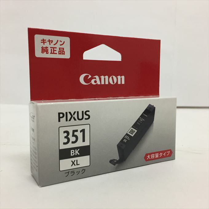 BCI-351XL BK キヤノン Canon6438B001●2479 ブラック[大容量] 純正品【わけ有り】取付期限：2020.11