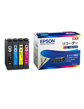 EPSON エプソン インクカートリッジリコーダー系4色パックRDH-4CL(1個)【純正品】☆送料無料☆