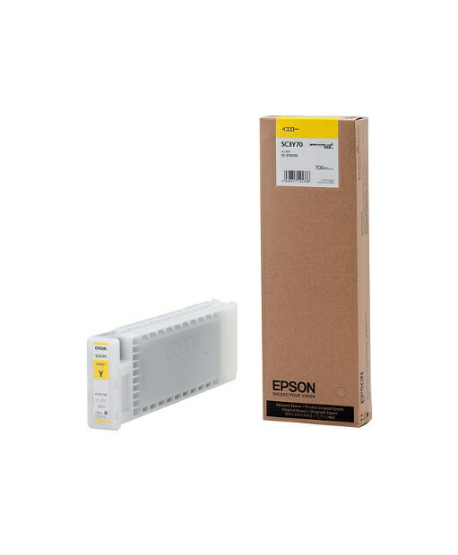 EPSON エプソンインクカートリッジ(イエロー)　SC3Y70(1個)【純正品】［送料無料］北海道/沖縄県への配送は不可