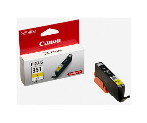Canon キヤノン 6441B001純正品 BCI-351XLY イエロー(大容量)(1個)インクタンク Canon キヤノン 6441B001純正品 BCI-351XLY イエロー(大容量)(1個)インクタンク