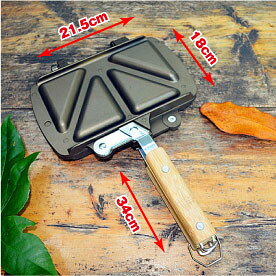 直火 『ホットサンドメーカー』 ハンドル 折りたたみ式 ホットサンド 持ち運び 便利 コンパクト キャンプ アウトドア おしゃれ Mt.SUMI(マウント・スミ) ギフト 贈り物 プレゼント通販格安セール情報 楽天 通販