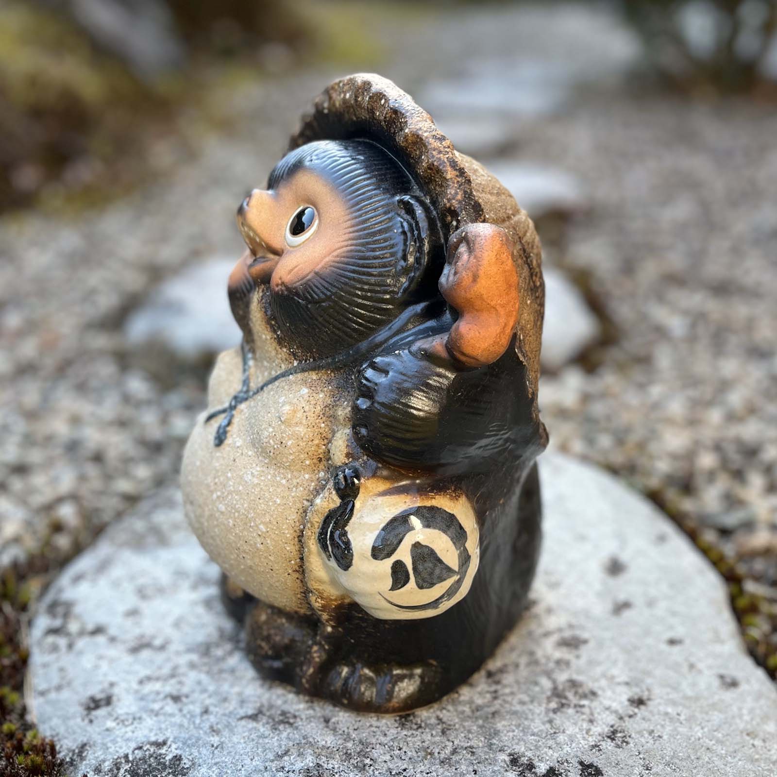古信楽風福狸7号 かわいい 置物 陶器 信楽焼 たぬき 和風 インテリア 開運グッズ 縁起物 プレゼント 贈り物に mt-touya-10000153 信楽焼総合販売 陶や サンプル画像2