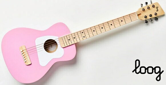 Loog(ルーグ) ミニアコースティックギター Pro VI Acoustic Guitars Pink
