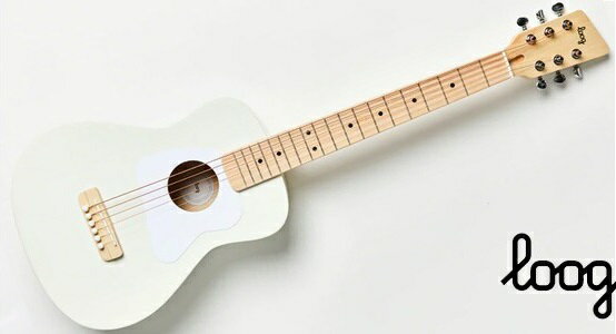Loog(ルーグ) ミニアコースティックギター Pro VI Acoustic Guitars White
