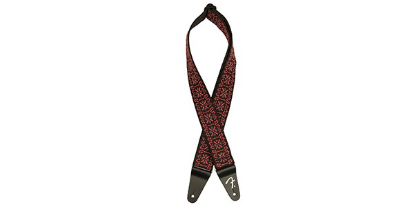 FENDER(フェンダー) その他ストラップ Pasadena Woven Strap Lattice Red 2