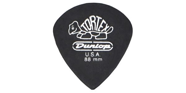 JIM DUNLOP（ジムダンロップ） ピック・ジャズ TORTEX PITCH BLACK JAZZ III GUITAR PICK 0.88