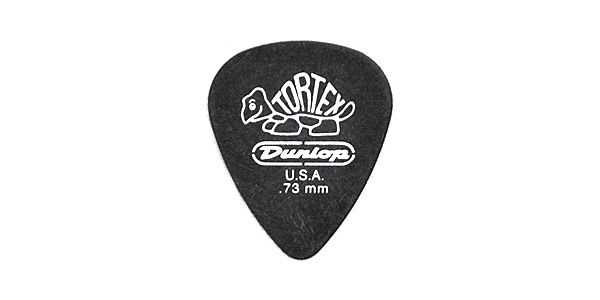 JIM DUNLOP（ジムダンロップ） ピック・ティアドロップ Tortex Pitch Black 0.73