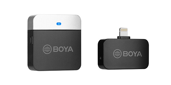 BOYA（ボーヤ） スマホ用ワイヤレスマイク BY-M1LV-D iPhone用ワイヤレスマイク