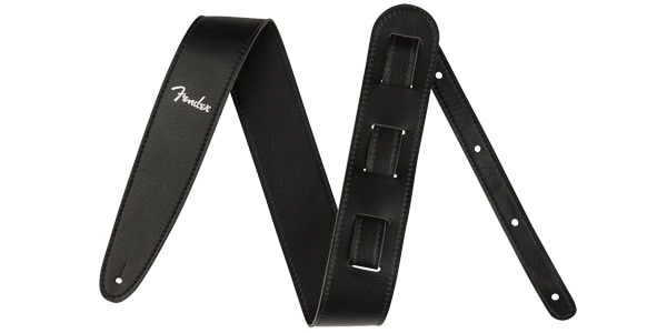 FENDER（フェンダー） ポリエステル製ストラップ VEGAN LEATHER STRAP BLACK