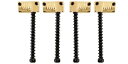 ALLPARTS(オールパーツ) ベース用ブリッジ BP-2071-002 Grooved Saddles for Omega & Badass Bridge Gold
