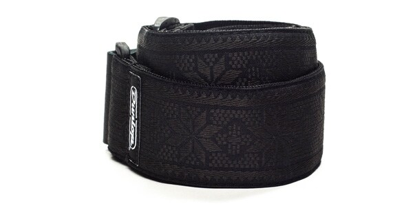 JIM DUNLOP（ジムダンロップ） 布製ストラップ D6702BK Jacquard Strap, Fillmore Black