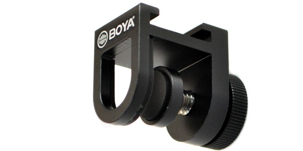 BOYA（ボーヤ） マイクホルダー BY-C12 スマホ用シューマウントホルダー