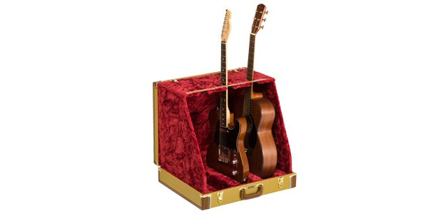 FENDER（フェンダー） ギタースタンド Classic Series Case Stand, Tweed, 3 Guitar