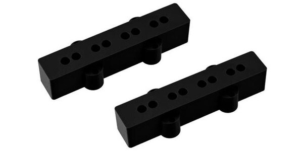 ALLPARTS（オールパーツ） ベース用ピックアップカバー PC-0953-023 PC-0953 Pickup Cover Set for Jazz Bass Black