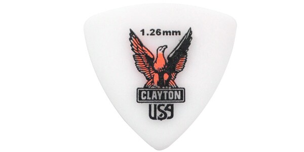 CLAYTON（クレイトン） ピック・トライアングル ACETAL ROUNDED TRIANGLE 1.26mm