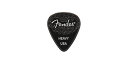 FENDER(フェンダー) ピック・ティアドロップ 351 SHAPE WAVELENGTH CELLULOID PICKS Black, Heavy