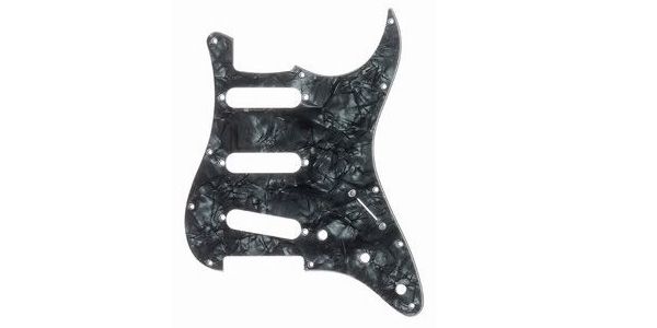 ALLPARTSʥѡġ ѥԥå PG-0552-052 Dark Black Pearloid Pickguard ...