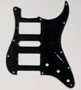 ALLPARTSʥѡġ ѥԥå PG-0994-033 H-S-H Black Pickguard for Stra...