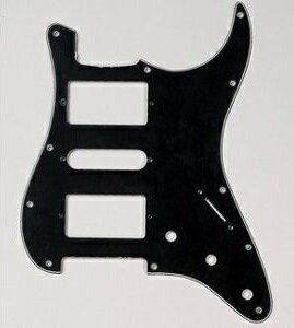 ALLPARTSiI[p[cj M^[psbNK[h PG-0994-033 H-S-H Black Pickguard for Stratocaster