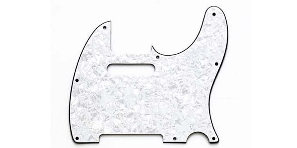 ALLPARTS（オールパーツ） ギター用ピックガード PG-0562-055 White Pearloid Pickguard for Telecaster