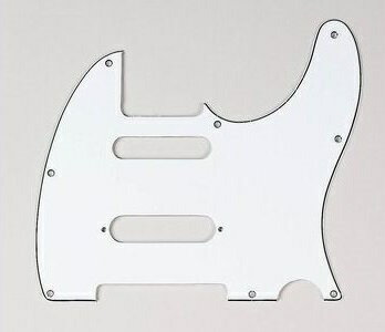 ALLPARTSiI[p[cj M^[psbNK[h PG-9563-035 White S-Cut Pickguard for Telecaster