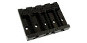 ALLPARTS(オールパーツ) ベース用ブリッジ BB-3351-003 Grooved Omega Bass Bridge Black