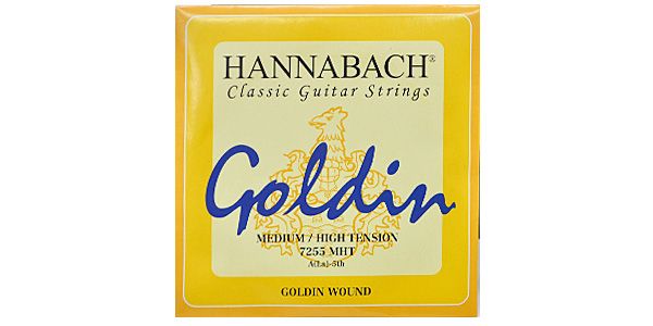 HANNABACH（ハナバッハ） クラシックギターバラ弦 7255MHT -Goldin 5弦(A)-