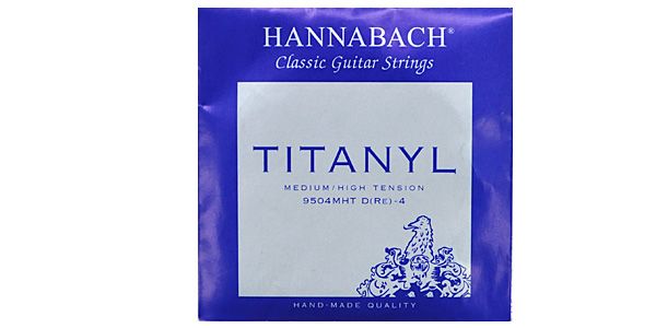 HANNABACH（ハナバッハ） クラシックギターバラ弦 9504MHT -Titanyl 4弦(D)-