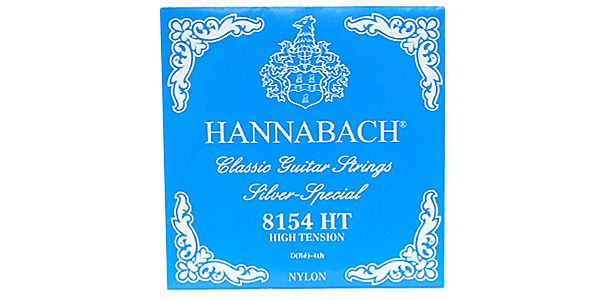 HANNABACH（ハナバッハ） クラシックギターバラ弦 8154HT -Silver Special Blue 4弦(D)-