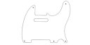 ALLPARTS（オールパーツ） ギター用ピックガード PG-0560-025 White Pickguard for Telecaster