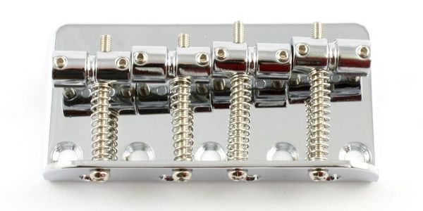 ALLPARTS（オールパーツ） ベース用ブリッジ BB-0310-010 Chrome Bridge for P-Bass and J-Bass