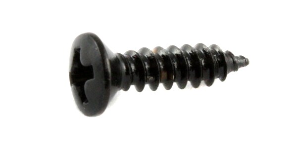 ALLPARTS（オールパーツ） ピックガード/プレート用ネジ GS-0001-003 Pack of 20 Black Pickguard Screws