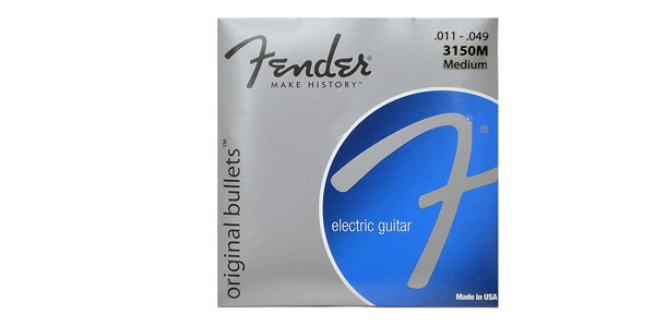 FENDER（フェンダー） エレキギター弦 Original Bullets Pure Nickel Bullet Ends 3150's Medium