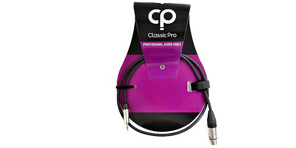 CLASSIC PRO（クラシックプロ） 3.5mmステレオケーブル CXM010F オーディオケーブル XLR ステレオミニ 1m