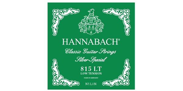 HANNABACH（ハナバッハ） SET815LT GREEN クラシックギター弦セット ローテンション
